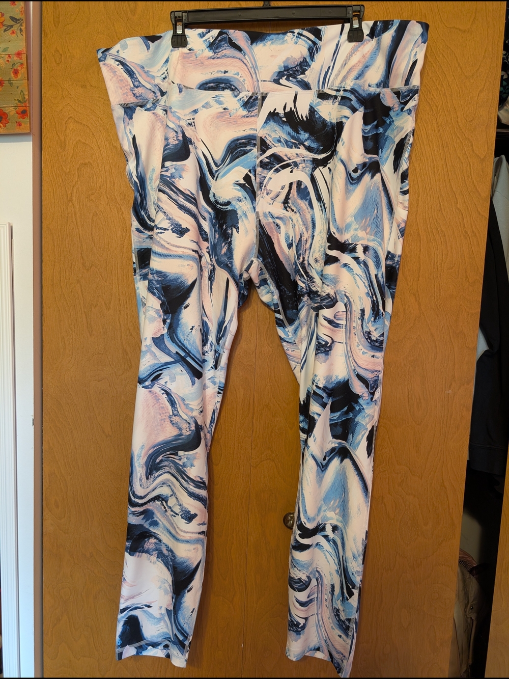 NWT Fabletics PowerForm Dhyana Leggings Marble Swirl Plus Size 3X